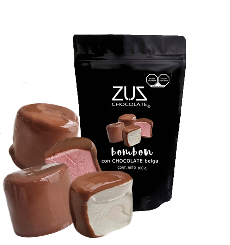 Bombón cubierto de chocolate 100g