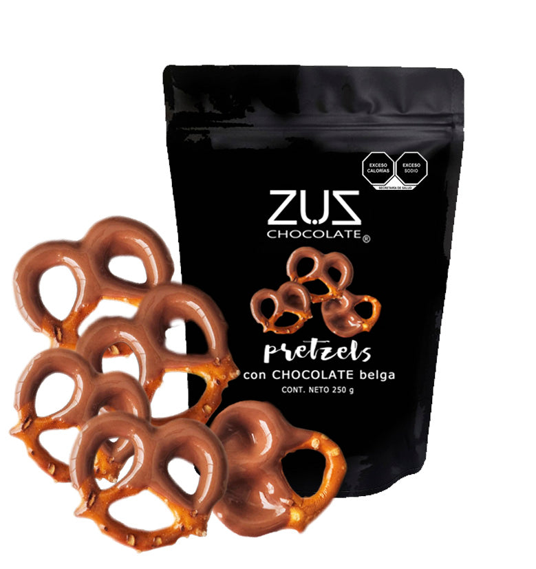 Pretzels con chocolate 250g