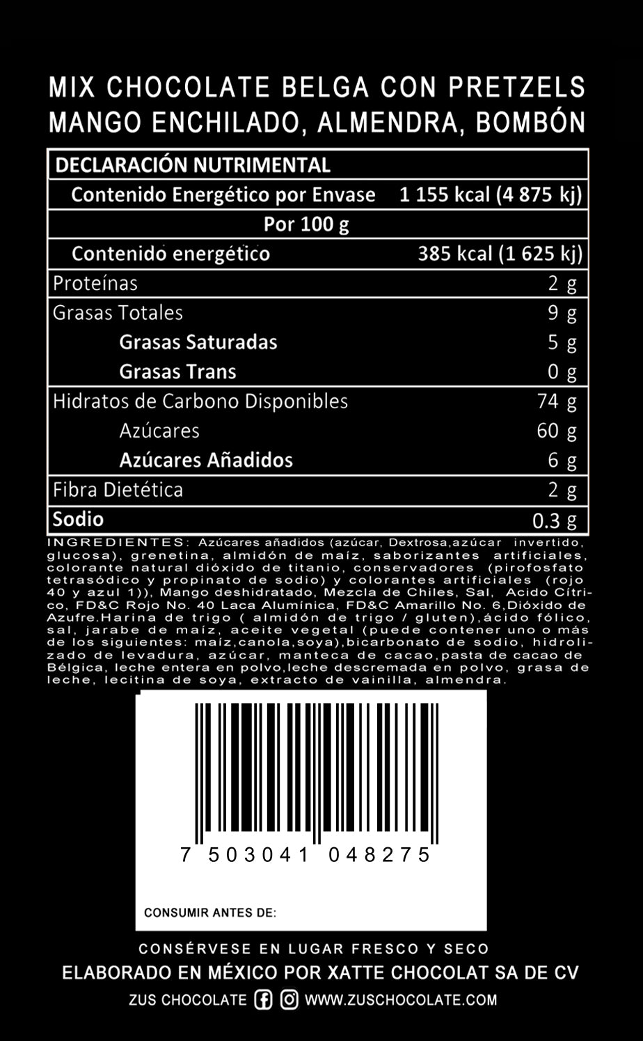 Mix de chocolate 100g
