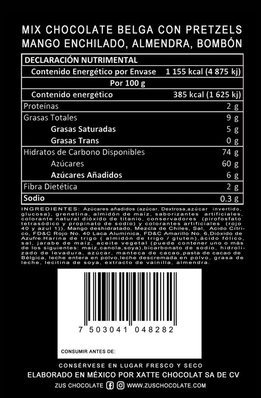 Mix de chocolate belga 250g